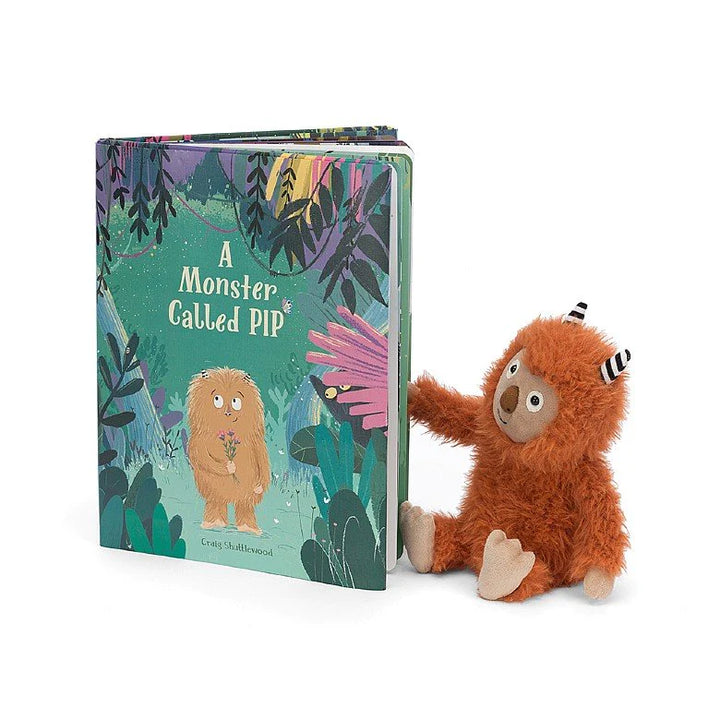 Jellycat A Monster Called Pip Book and Pip Monster Plush