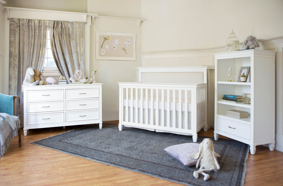 Namesake Darlington 4 in 1 Convertible Crib Warm White Baby Grand