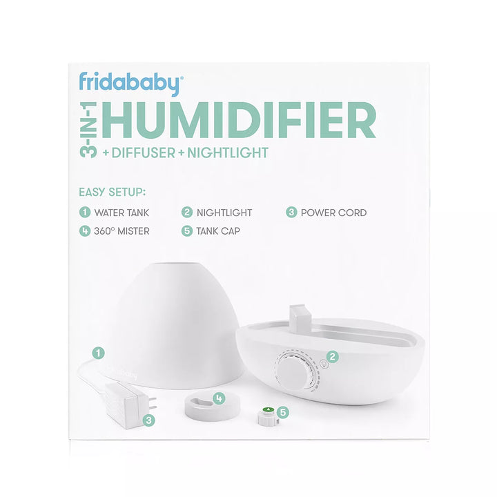 Fridababy 3-in-1 Humidifier with Nightlight