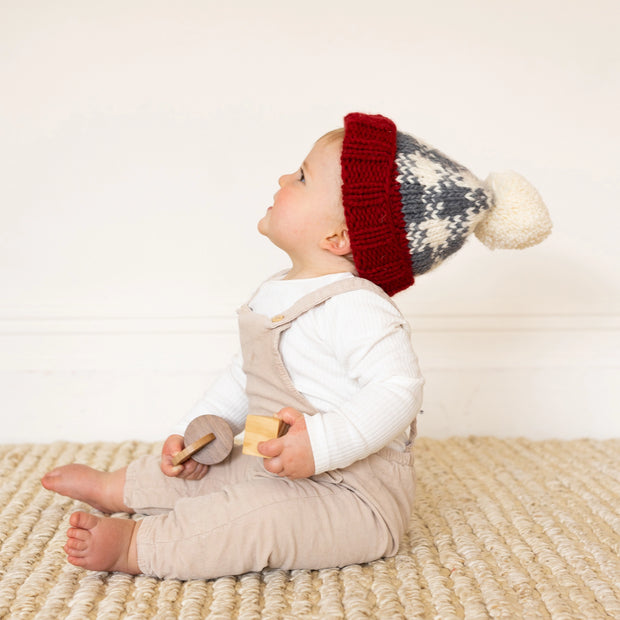 Blueberry Hill Red/Grey Buffalo Check Hat