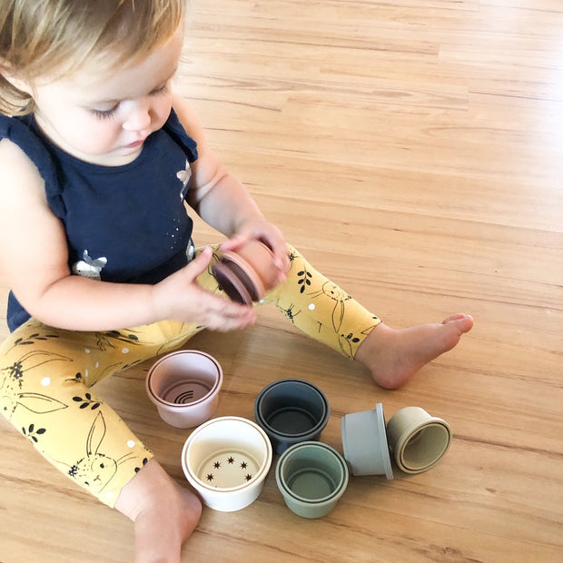 Mushie Stacking Cups