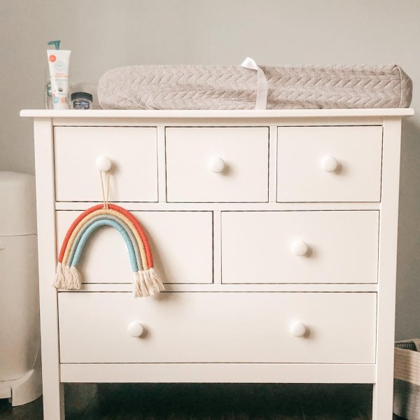 Organic changing table outlet pad