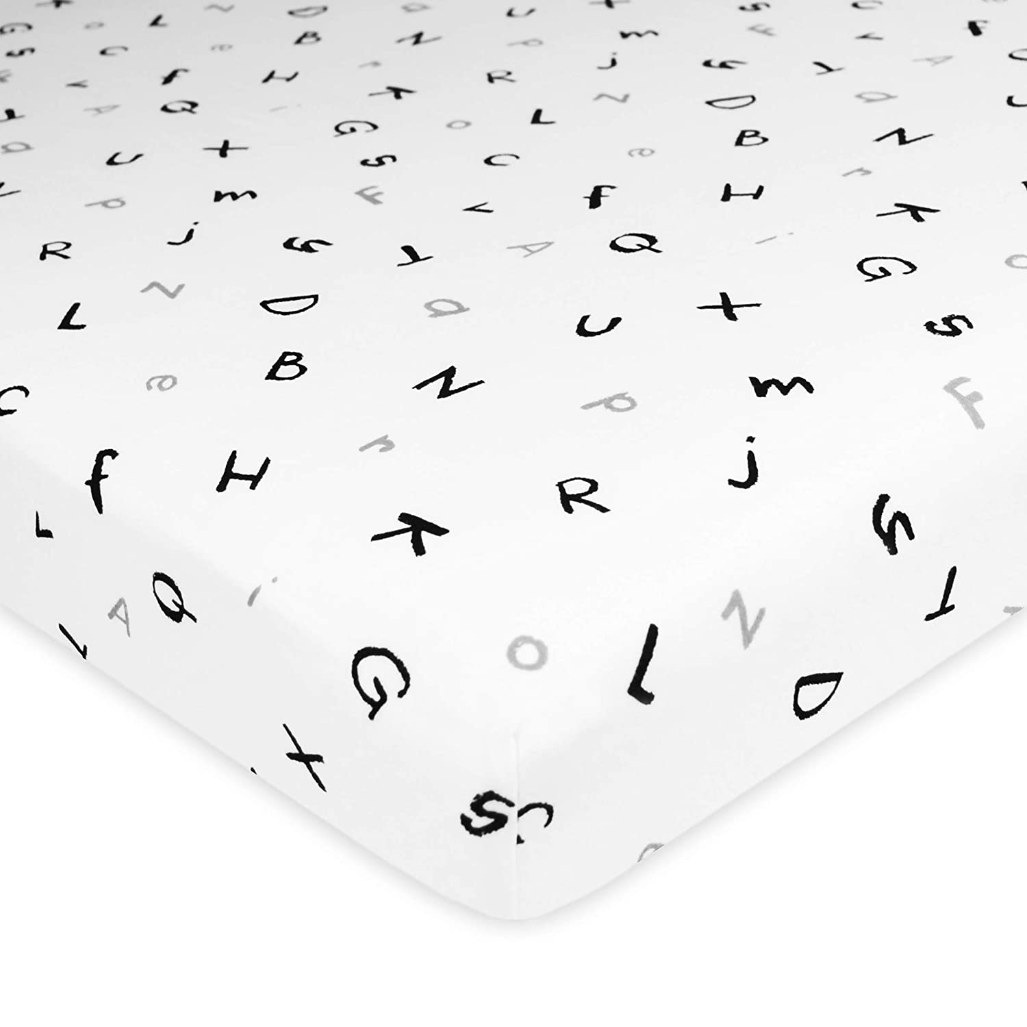 Alphabet crib sheet best sale