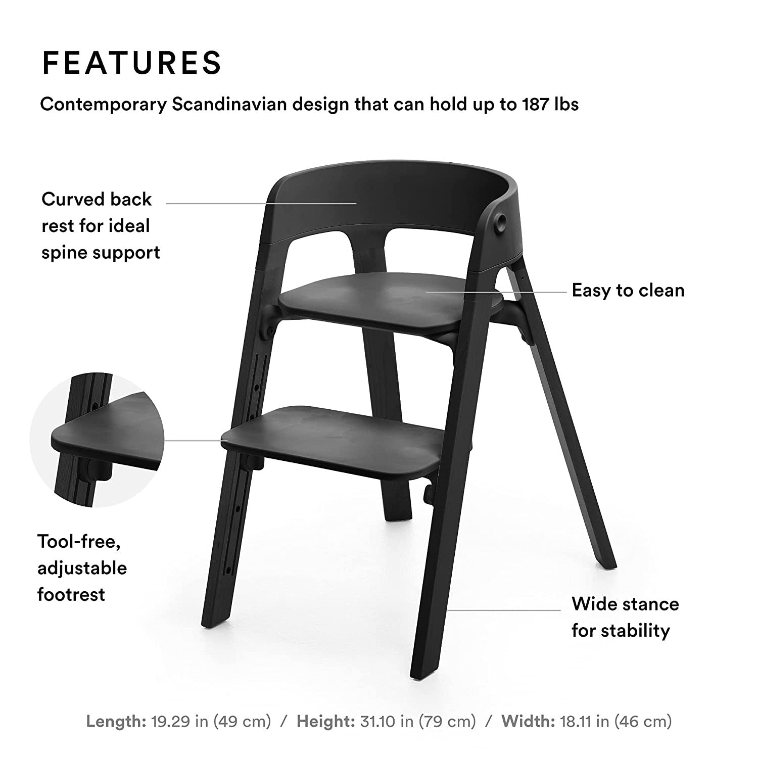 Stokke steps best sale chair legs