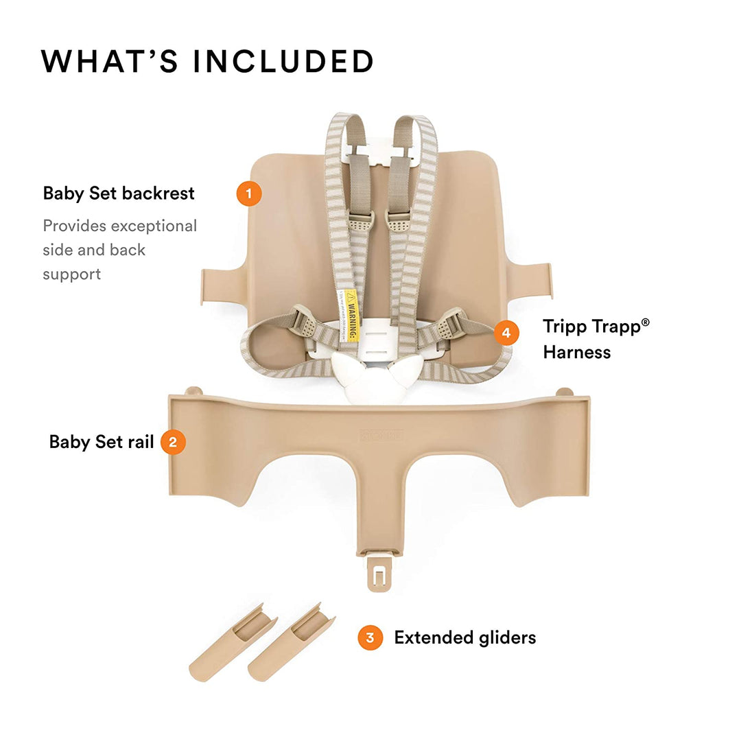 Stokke Tripp Trapp Chair Baby Set with Harness - Soft Mint