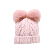 Huggalugs Blush Fluffer Beanie Hat