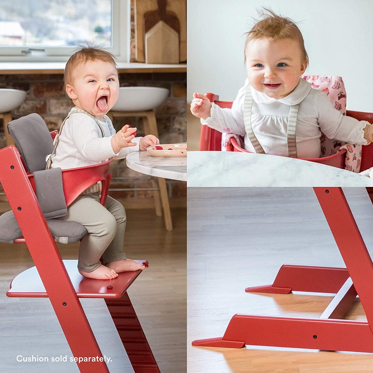 Stokke high best sale chair height