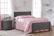 Pali Potenza 3 piece Crib and Dresser Set w/Nightstand - Distressed Granite