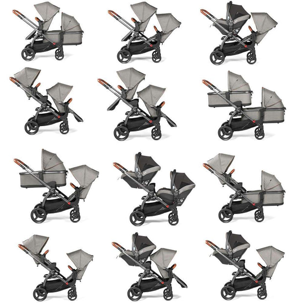 Peg Perego Agio Double Stroller Adapter Baby Grand