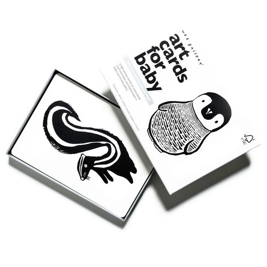 Wee Gallery Art Cards for Baby - Black and White Collection