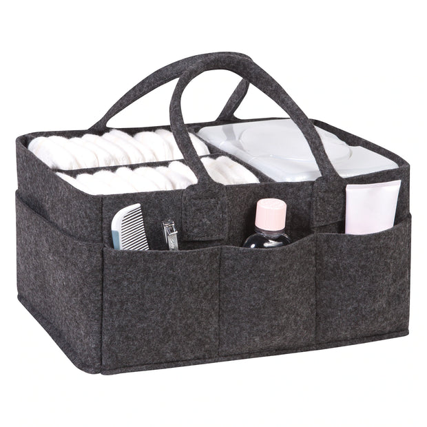 Trend Lab Charcoal Gray Felt Storage Caddy