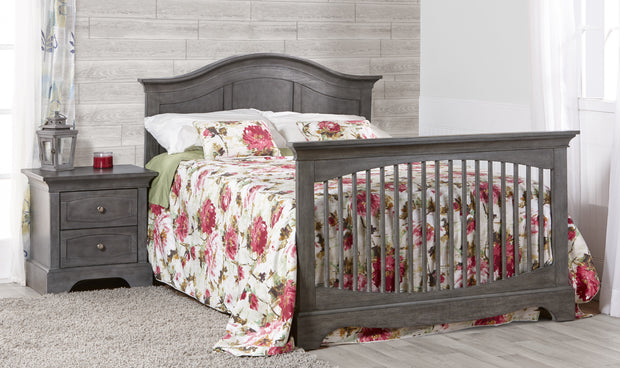 Pali sleigh crib with drawer clearance