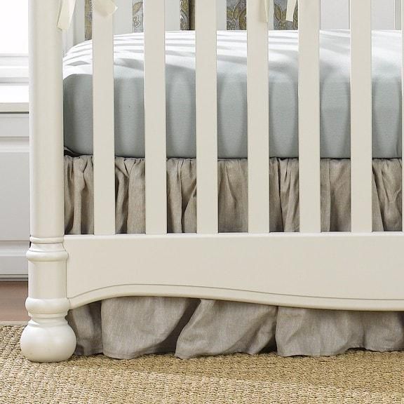 Gathered crib skirt online