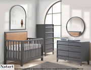 Natart Kyoto 2 Piece Set Crib & Double Dresser