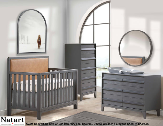 Natart Kyoto 2 Piece Set Crib & Double Dresser