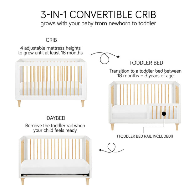 Babyletto Lolly 3-in-1 Convertible Crib