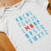 Minnesota Alphabet Bodysuit