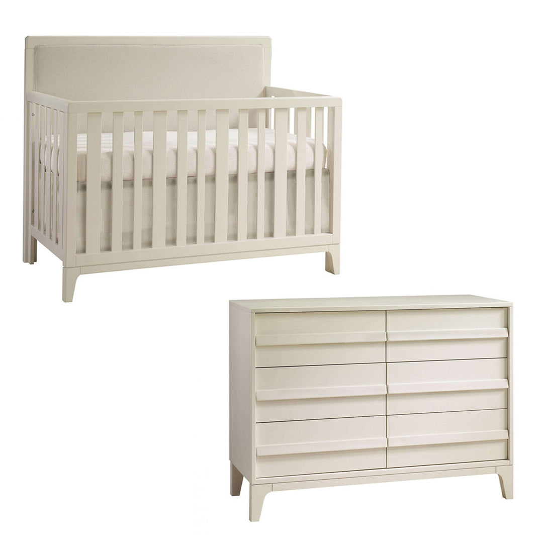 Natart Kyoto 2 Piece Set Crib & Double Dresser