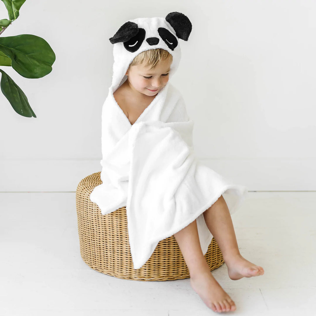 Natemia Bamboo Panda Hooded Towel