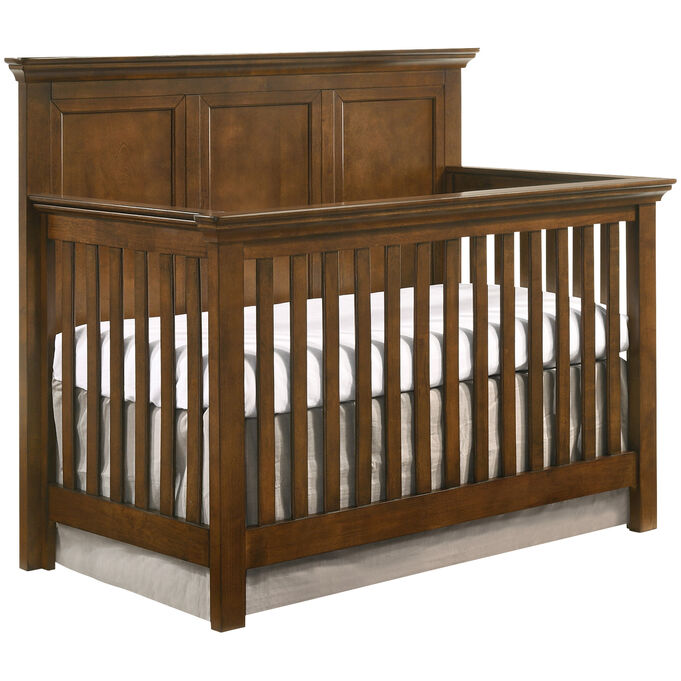 Rustic brown cheap crib