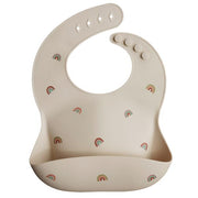 Mushie Silicone Bib - Prints