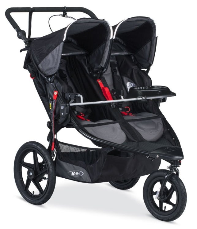 Double jogging stroller with car seat sale