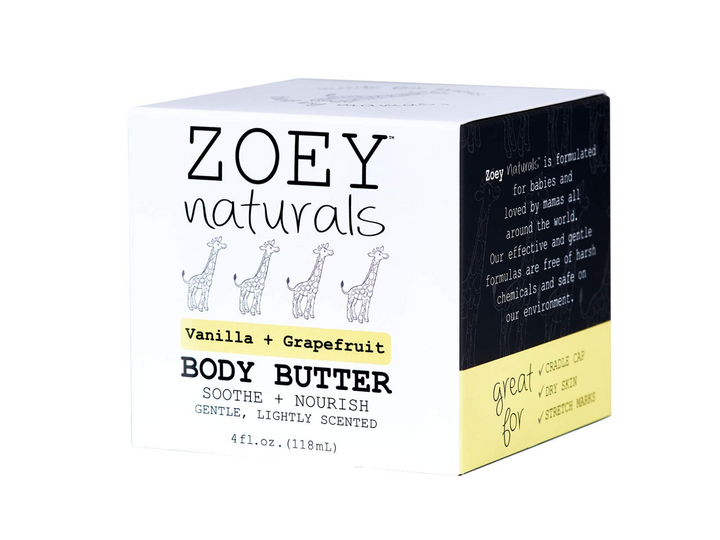 Zoey Naturals Vanilla Grapefruit Body Butter