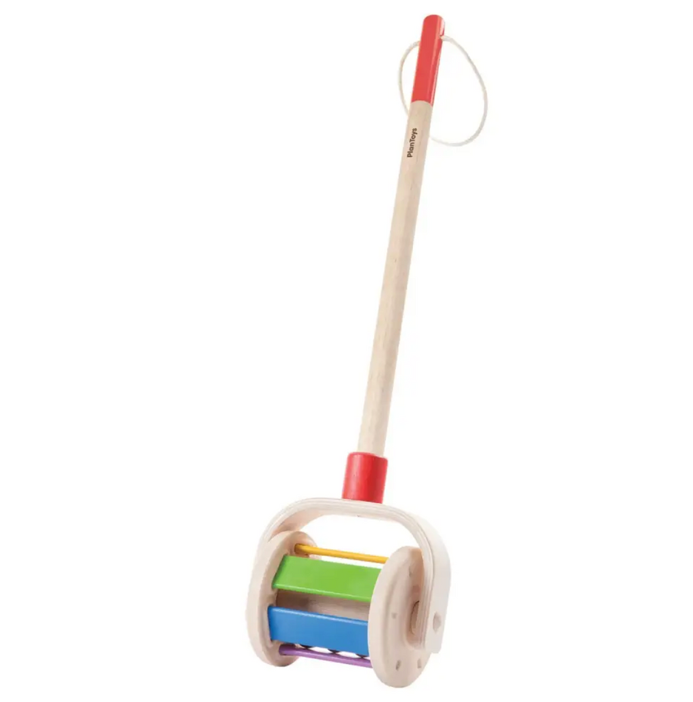 Plan Toys 4205626 Papera Da Spingere In Legno, Alta 56 Cm, Con Piedi Palmati In Gomma, Per Bambini 12+ Mesi - 5