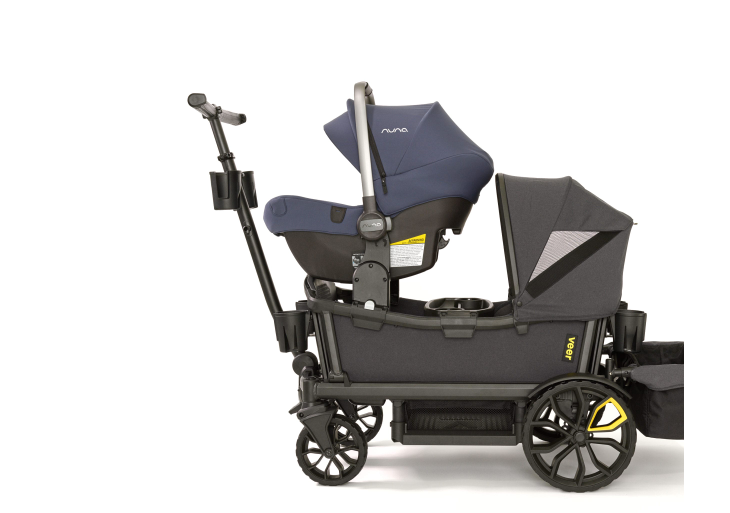 Wagon stroller top with car seat
