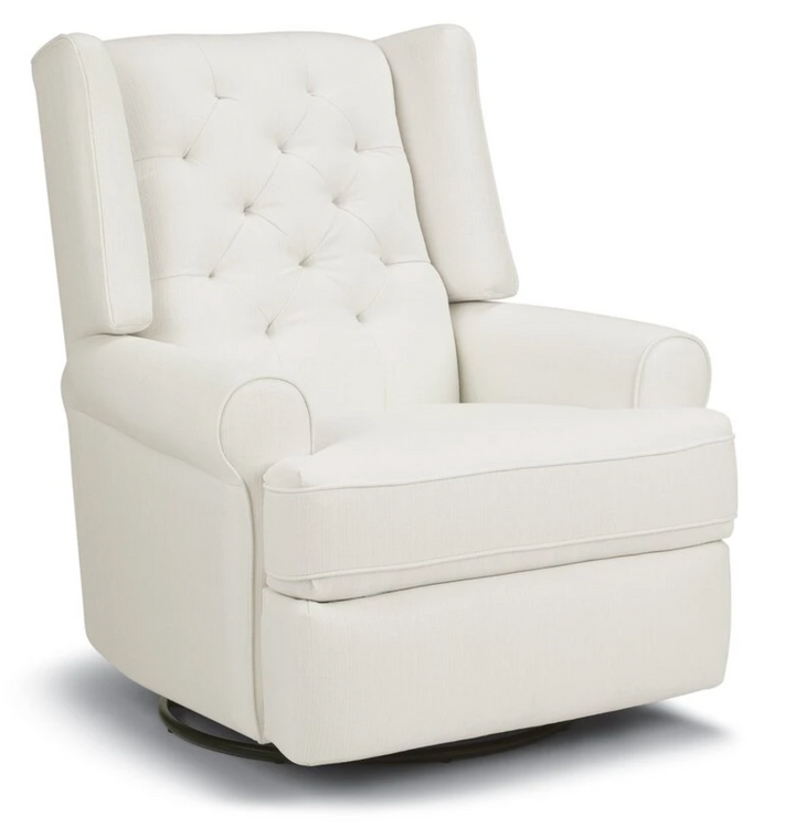 Best Chairs Kendra Tufted Swivel Glider Recliner