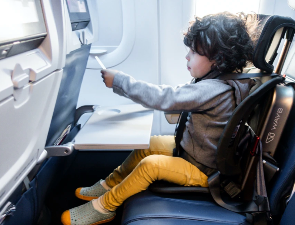 Foldable car seat for airplane best sale