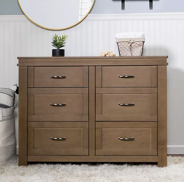 Namesake Wesley Farmhouse 6-Drawer Dresser