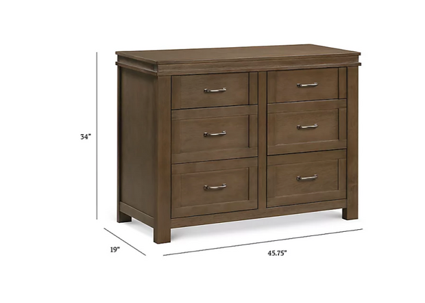 Namesake Wesley Farmhouse 6-Drawer Dresser