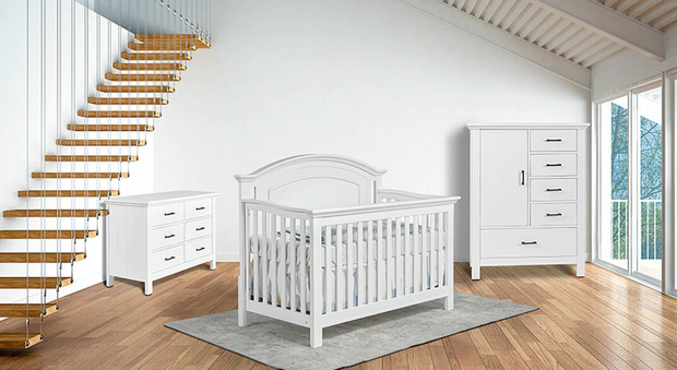 Pali Como Curved Top Forever Crib