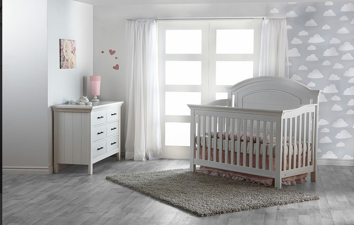 Pali Como Curved Top Forever Crib