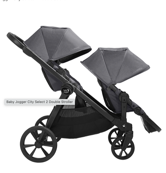 Baby Jogger City Select 2 Convertible Single to Double Stroller - Eco