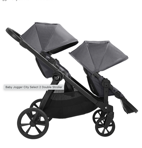 city select double stroller pram Baby Jogger City Select 2 Convertible Single to Double Stroller