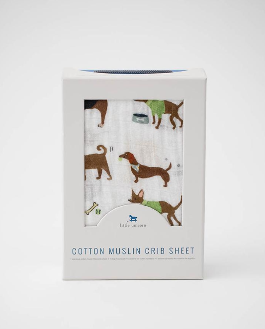 Little unicorn deals woof crib sheet