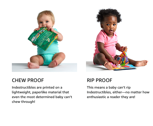 Indestructibles - Rip Proof, Chew Proof, 100% Washable Books