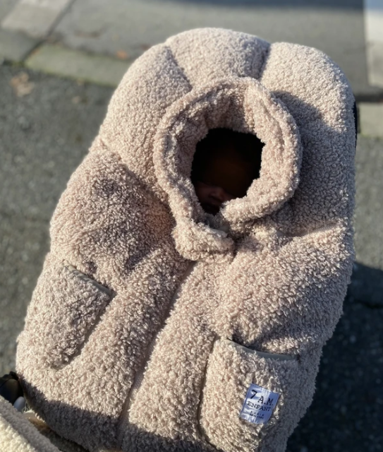 7 AM Car Seat Cocoon - Teddy