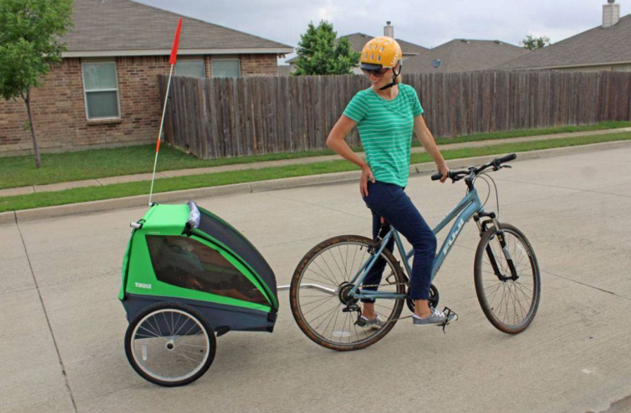 Thule bike online stroller