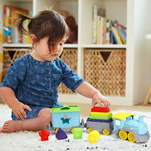 Green Toys Stack & Sort Train