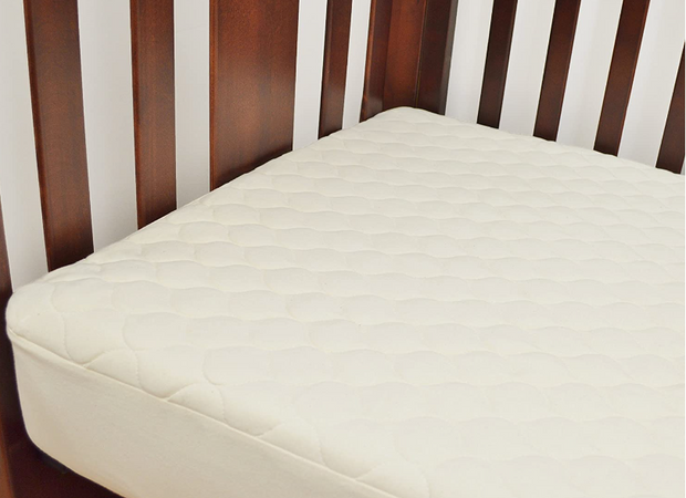 ABC Organic Fitted Cotton Crib Mattress Pad Cover