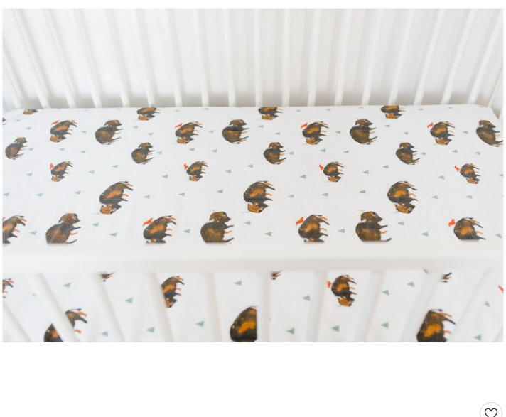 Little Unicorn Cotton Muslin Crib Sheet Arrow Baby Grand