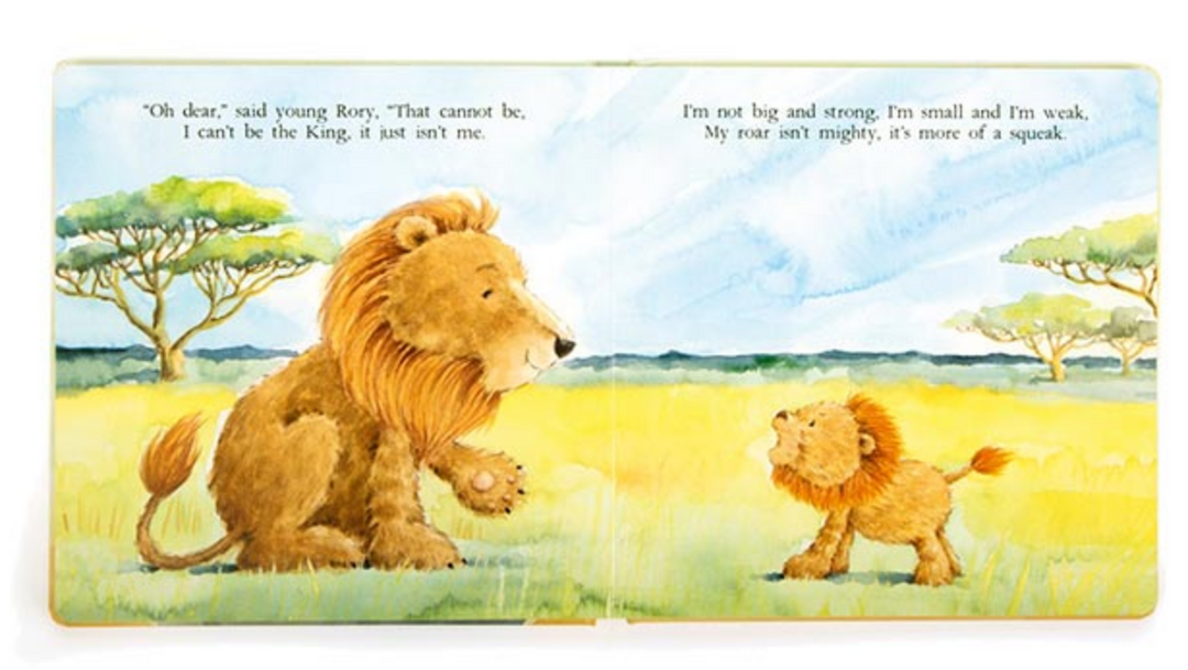 Jellycat The Very Brave Lion Book