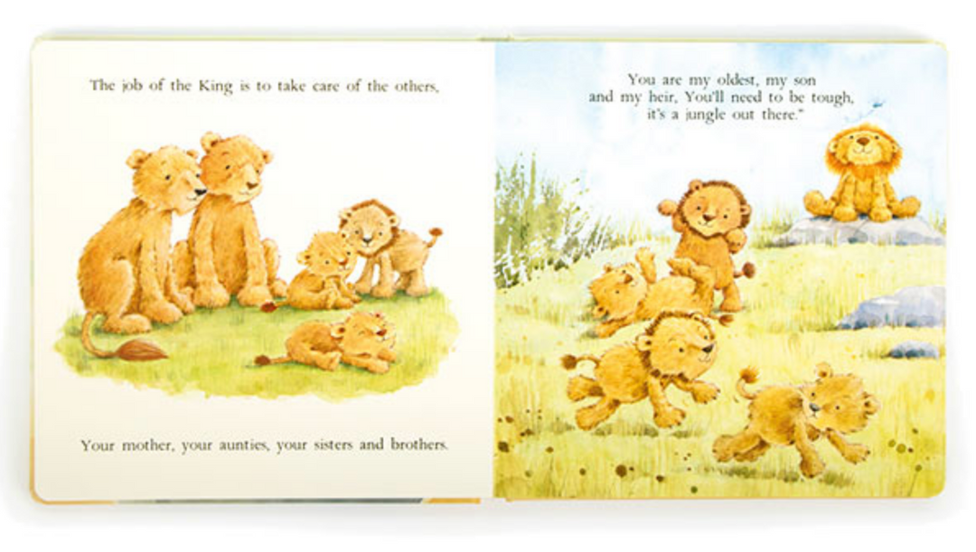 Jellycat The Very Brave Lion Book