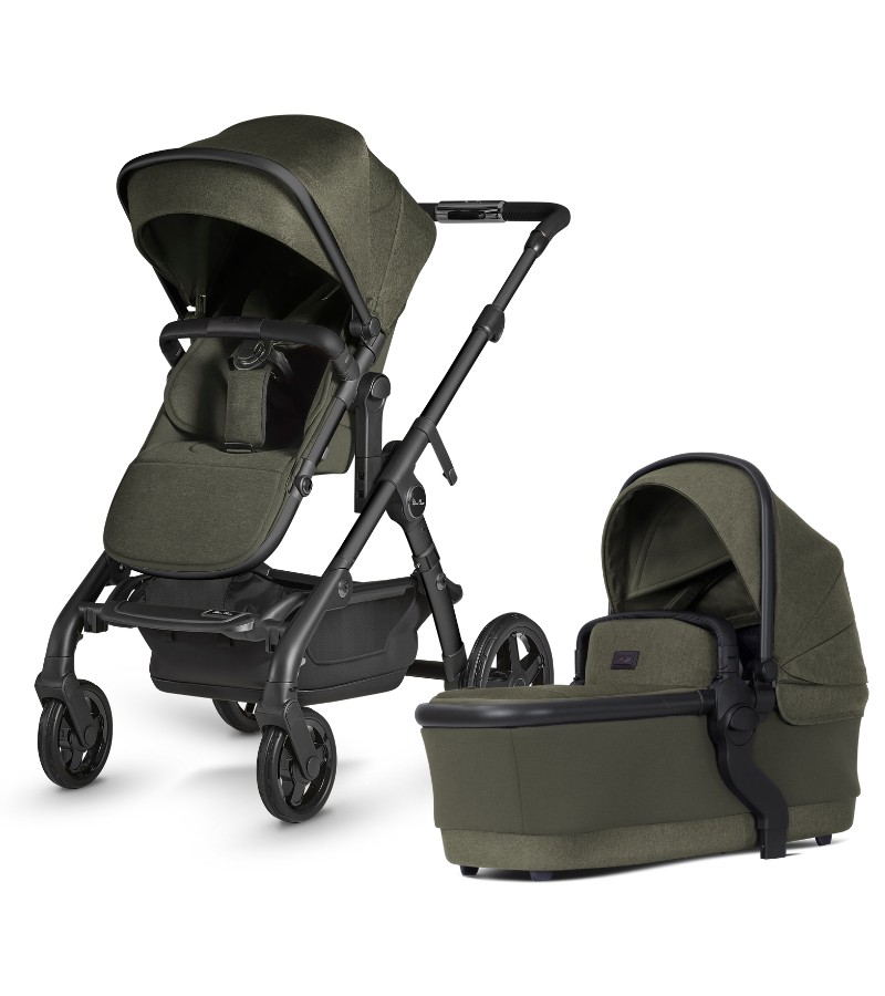 Silver Cross Wave Stroller Single to Double Baby Grand