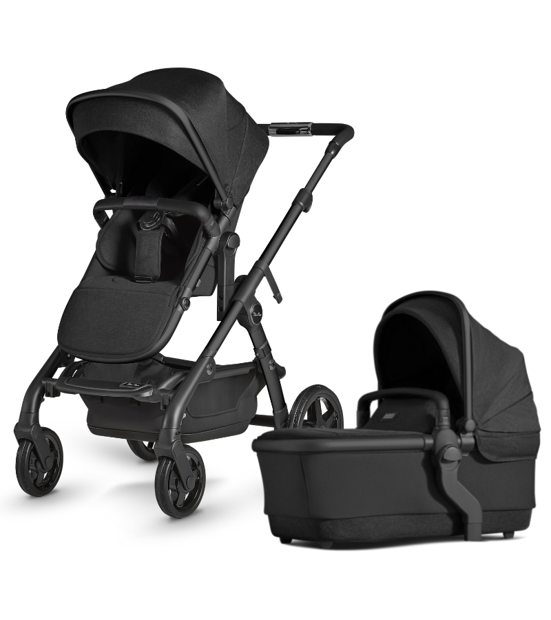 Silver Cross Wave Stroller Single to Double Baby Grand