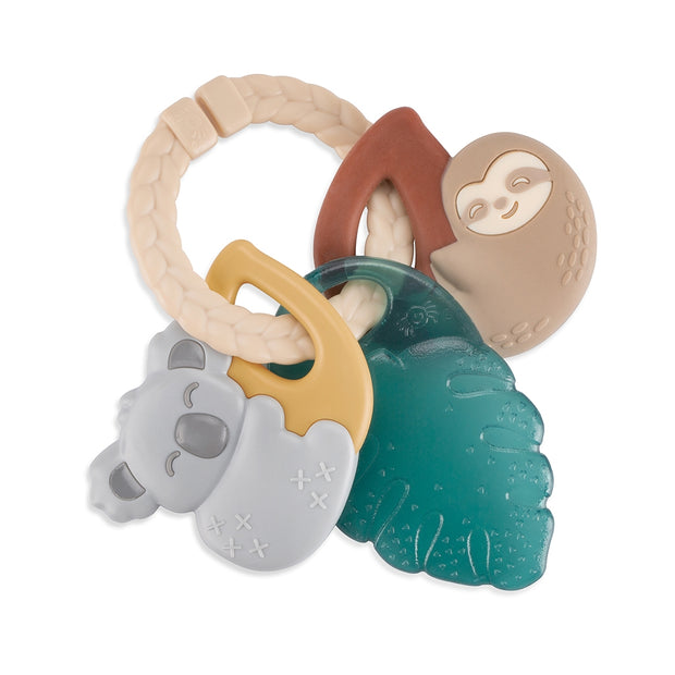 Tropical Itzy Keys Textured Ring with Teether + Rattle