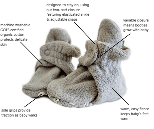 Zutano Cozie Fleece Booties